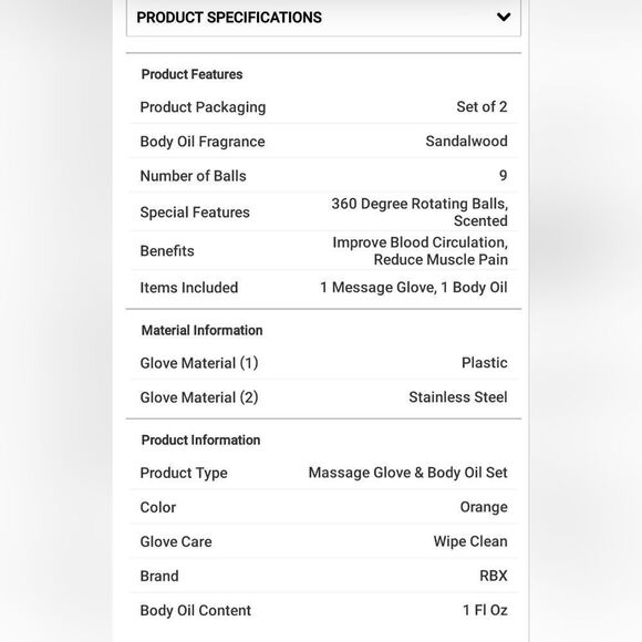 Massage Glove with Body Oil - Picture 11 of 11